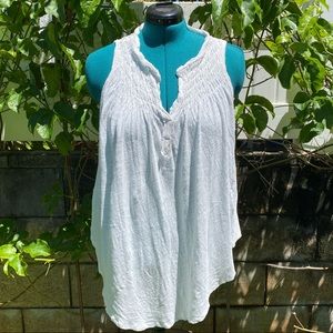 Free People Loose Fit Sleeveless Tank Tunic Top
